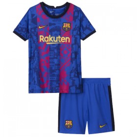Camisolas de futebol FC Barcelona Criança Equipamento 3ª 2021/22 Manga Curta